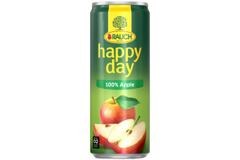 Happy day 0,33l jablko plech