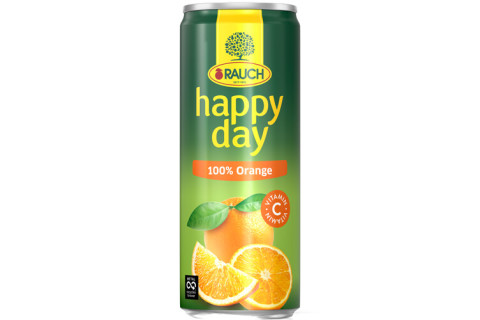 Happy day 0,33l pomeranč plech